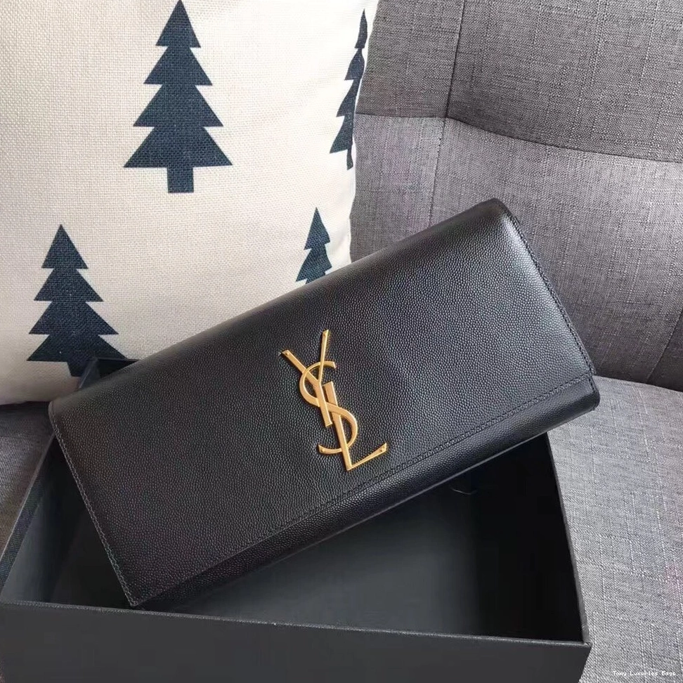 Tony Luxuries YSL Wallet Caviar 0801